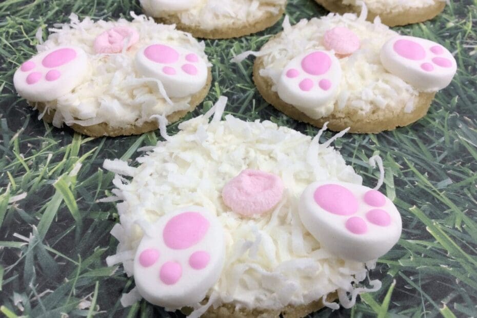 Bunny butt cookies