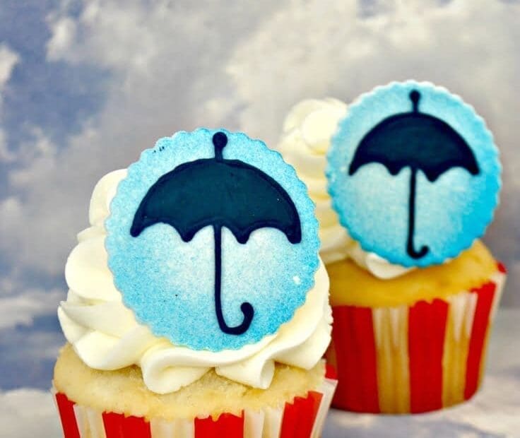 mary poppins cupcakes