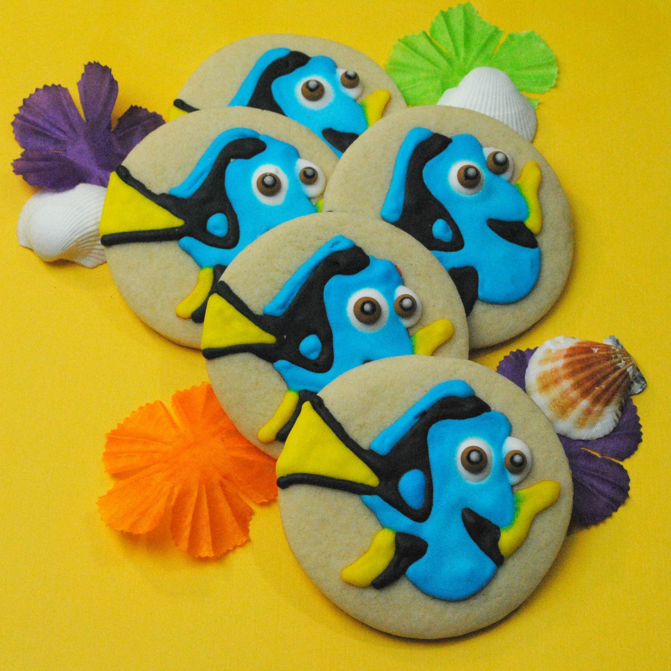 How To Make Finding Dory Cookies