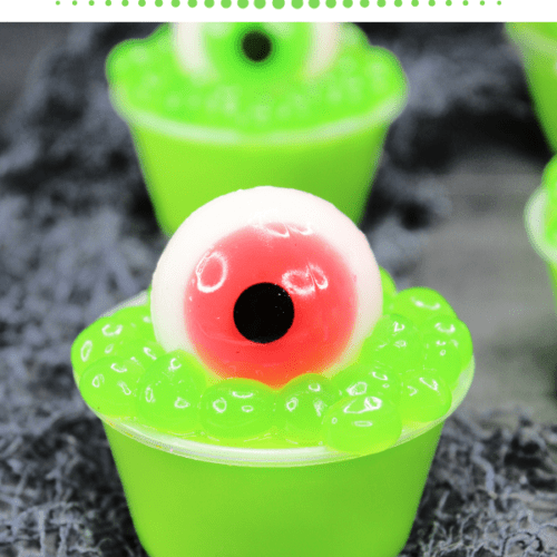 Green Slime Eyeball Jello Shots