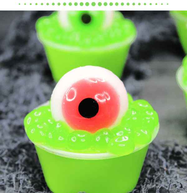 Green Slime Eyeball Jello Shots