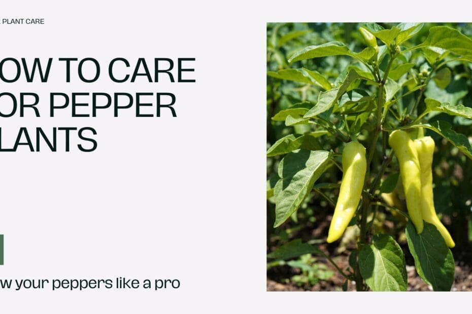 How to Care For Pepper Plants
